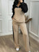 SHEIN Conjunto casual con top holgado y pantalón de pierna ancha para mujer - Quierox - Tienda Online