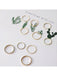 Shein Conjunto de 10 anillos de metal de color dorado - Quierox - Tienda Online