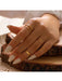 Shein Conjunto de 10 anillos de metal de color dorado - Quierox - Tienda Online