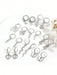 SHEIN Conjunto de 18 pendientes colgantes con forma de mariposa y corazón - Quierox - Tienda Online