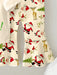 SHEIN Conjunto de 2 camisetas de manga corta y cuello redondo con estampado navideño - Quierox - Tienda Online