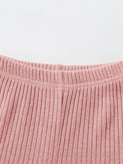 SHEIN - Conjunto de 2 piezas de camisola y 2 pantalones cortos - Quierox - Tienda Online