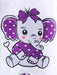 SHEIN Conjunto de 2 piezas de mono de manga larga con estampado de corazón y elefante para bebé niña - Quierox - Tienda Online