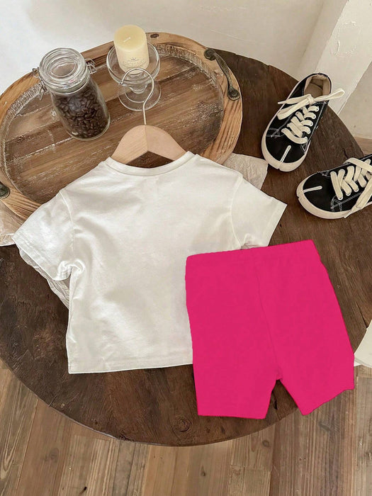 Shein Conjunto de 2 piezas de sudadera y pantalón con estampado gráfico colorido - Quierox - Tienda Online