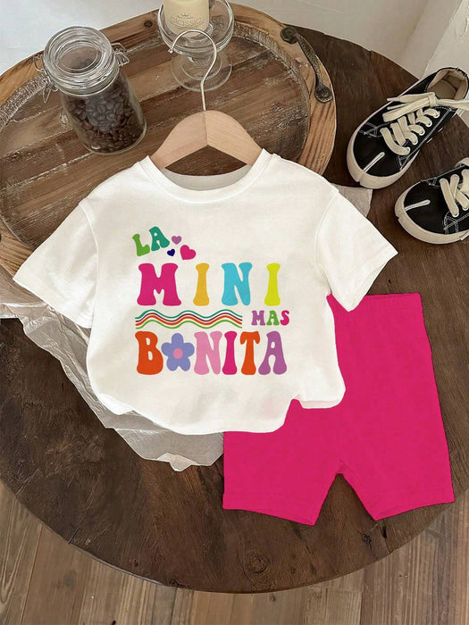 Shein Conjunto de 2 piezas de sudadera y pantalón con estampado gráfico colorido - Quierox - Tienda Online