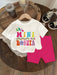 Shein Conjunto de 2 piezas de sudadera y pantalón con estampado gráfico colorido - Quierox - Tienda Online