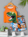 SHEIN Conjunto de 2 piezas para bebé niño , camiseta sin mangas y pantalones cortos - Quierox - Tienda Online