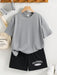SHEIN Conjunto de 2 piezas para niño preadolescente, informal, versátil, cómodo, estilo urbano - Quierox - Tienda Online