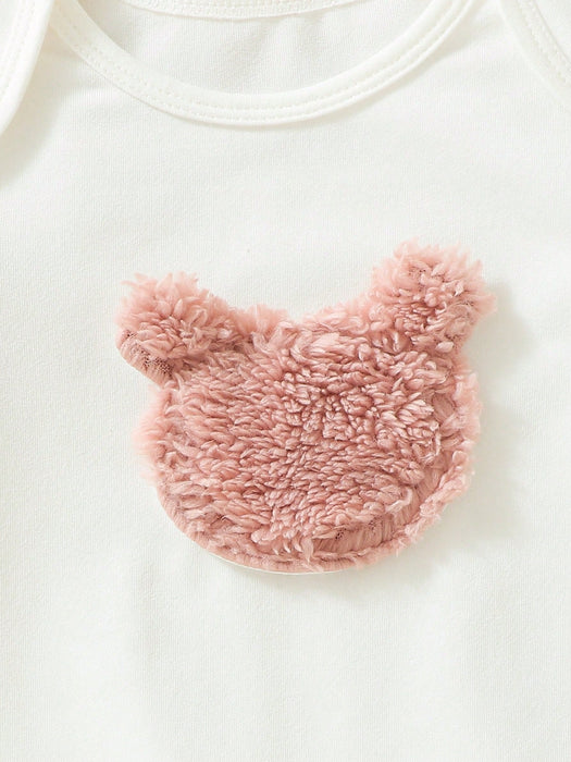 SHEIN Conjunto De 3 Piezas De Chaleco De Forro Polar Para Bebé Niña - Quierox - Tienda Online
