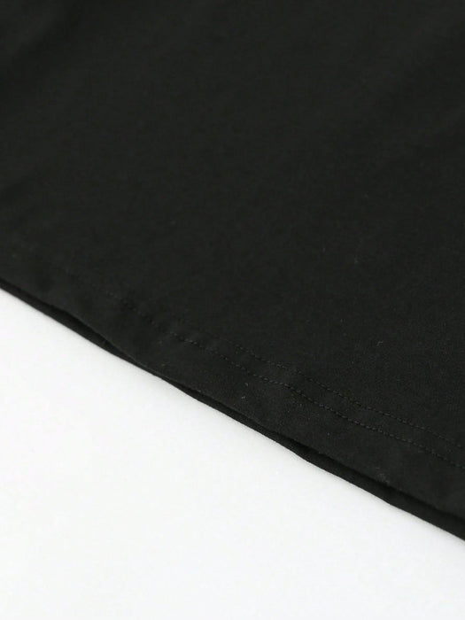 SHEIN Conjunto de 3pcs camiseta básica y pantalón corto con estampado para niños - Quierox - Tienda Online