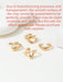 Shein Conjunto de 4 anillos asimétricos geométricos de estilo retro con círculo abierto y diseño líquido - Quierox - Tienda Online