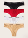 Shein Conjunto de 4 bragas con cinta adhesiva con letras - Quierox - Tienda Online