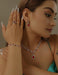 SHEIN Conjunto de 4 piezas con pedrería roja - Quierox - Tienda Online