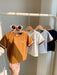 SHEIN Conjunto de 4 piezas de camisetas de manga corta de punto con estampado para niño - Quierox - Tienda Online