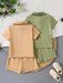 SHEIN Conjunto de 4 piezas : polo de manga corta para bebé - Quierox - Tienda Online