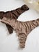 SHEIN Conjunto de 5 braguitas tipo tanga con volantes y rayas de PetitDoll. - Quierox - Tienda Online