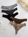 SHEIN Conjunto de 5 braguitas tipo tanga con volantes y rayas de PetitDoll. - Quierox - Tienda Online