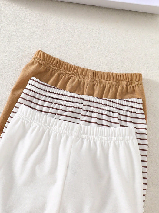 SHEIN Conjunto de 6 piezas para recién nacidos: camisa de manga larga y pantalones - Quierox - Tienda Online