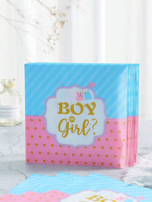 Shein Conjunto de 84 piezas para fiesta de revelación de género - Quierox - Tienda Online