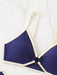 SHEIN Conjunto de bikini colorblock sexy con anillos circulares para mujer - Quierox - Tienda Online