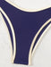 SHEIN Conjunto de bikini colorblock sexy con anillos circulares para mujer - Quierox - Tienda Online