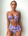 SHEIN Conjunto de bikini con estampado de mariposa para vacaciones en la playa - Quierox - Tienda Online