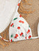 SHEIN Conjunto de bikini sexy de 2 piezas con estampado integral de frutas - Quierox - Tienda Online