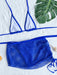 SHEIN Conjunto de bikini triangular con cuello halter y falda de playa de verano SXY - Quierox - Tienda Online