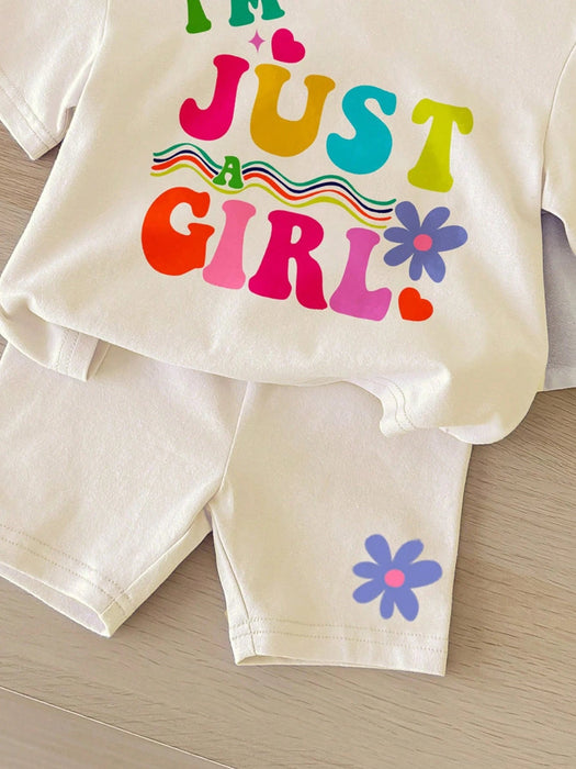 SHEIN Conjunto de camiseta de manga corta y pantalones cortos ajustados - Quierox - Tienda Online