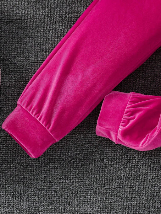 SHEIN Conjunto de dos piezas de sudadera y pantalón de manga larga - Quierox - Tienda Online