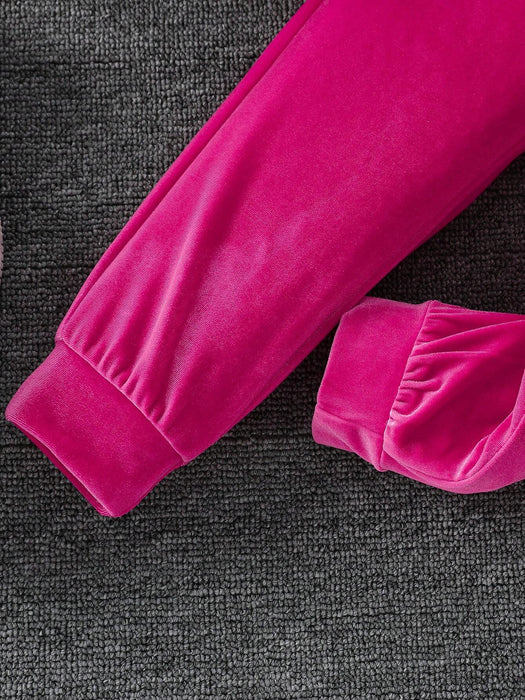 SHEIN Conjunto de dos piezas de sudadera y pantalón de manga larga - Quierox - Tienda Online