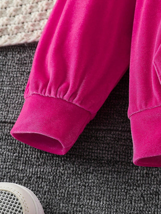 SHEIN Conjunto de dos piezas de sudadera y pantalón de manga larga - Quierox - Tienda Online