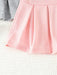 Shein Conjunto De Falda Plisada Rosa Y Gris Casual Y Deportiva Para Bebé Niña - Quierox - Tienda Online