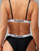 SHEIN Conjunto de lencería a juego Missguided x Playboy Contemporary Athletic - Quierox - Tienda Online