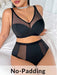 SHEIN Conjunto de lencería de talla grande de 2 piezas - Quierox - Tienda Online