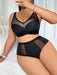 SHEIN Conjunto de lencería de talla grande de 2 piezas - Quierox - Tienda Online
