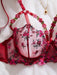 SHEIN Conjunto de lencería sexy para mujer, sujetador y pantie bordado - Quierox - Tienda Online