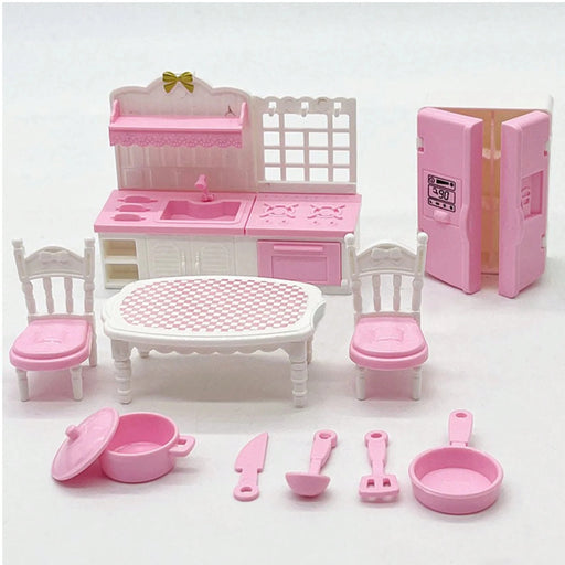 SHEIN Conjunto de muebles de cocina en miniatura para casa de muñecas - Quierox - Tienda Online
