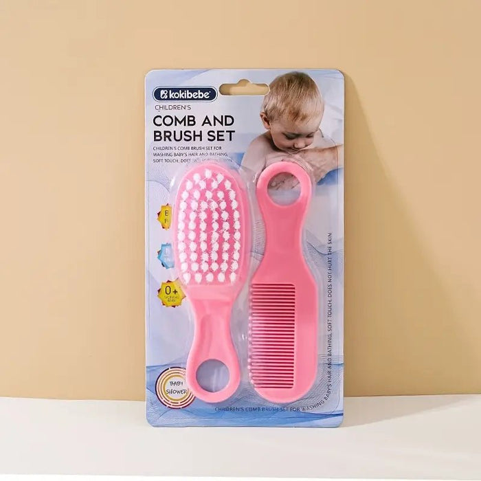 Shein Conjunto de peine y cepillo para la seguridad del recién nacido, 2 piezas - Quierox - Tienda Online