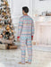 Shein Conjunto de pijama con estampado navideño para hombre - Quierox - Tienda Online