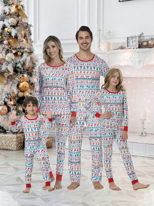 Shein Conjunto de pijama con estampado navideño para hombre - Quierox - Tienda Online