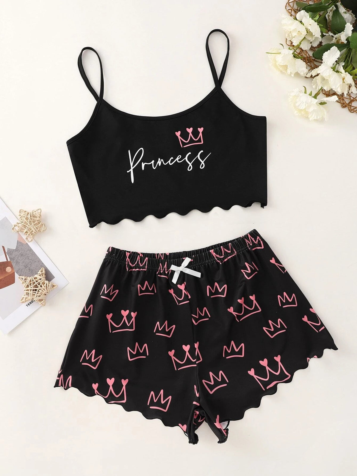 Shein Pijamas De Navidad Mujer Shein Conjunto De Pijama Con Ribete