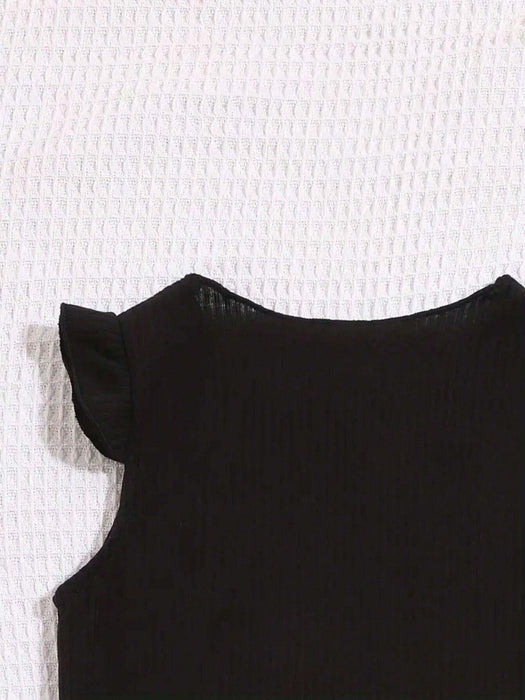 SHEIN Conjunto de ropa casual de 2 piezas para bebé niña, elegante y adorable - Quierox - Tienda Online