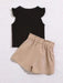 SHEIN Conjunto de ropa casual de 2 piezas para bebé niña, elegante y adorable - Quierox - Tienda Online