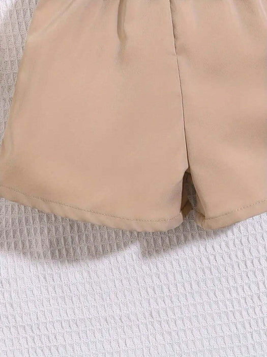SHEIN Conjunto de ropa casual de 2 piezas para bebé niña, elegante y adorable - Quierox - Tienda Online