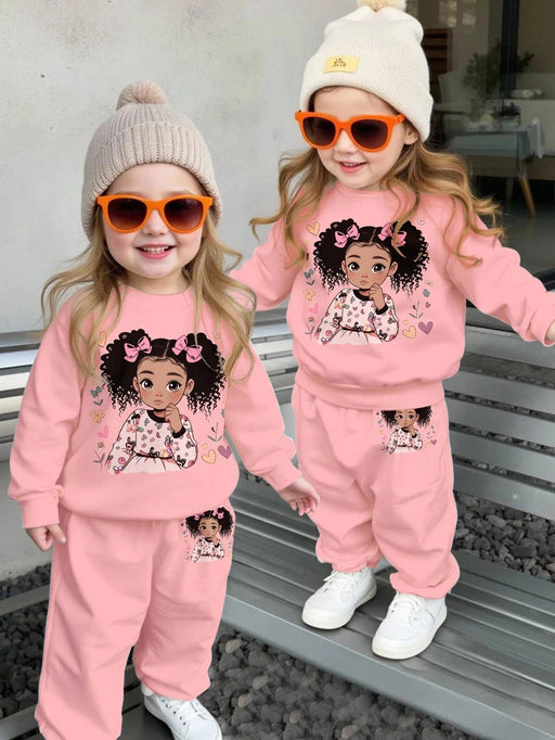 SHEIN Conjunto de sudadera con capucha SHEIN, diseño adorable - Quierox - Tienda Online