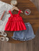SHEIN Conjunto de top de tirantes para bebé niña - Quierox - Tienda Online