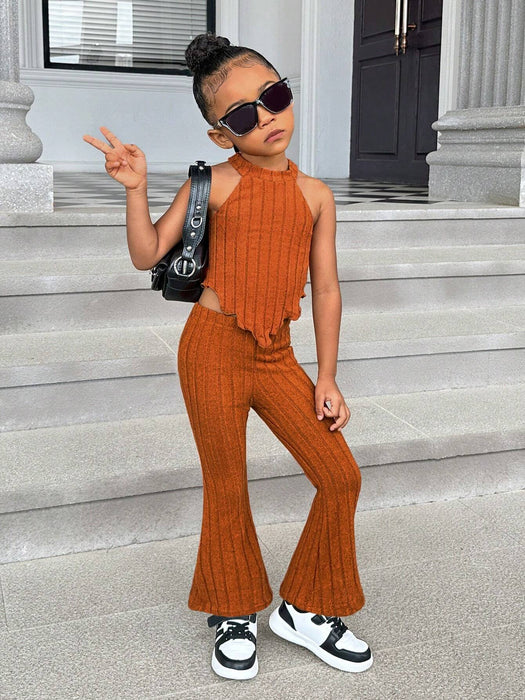 Outfit Pantalon Cafe Shein Body Manga Larga Mujer De Manga Con