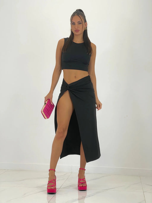 SHEIN Conjunto de top y falda capri - Quierox - Tienda Online