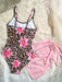 SHEIN Conjunto de traje de baño de una pieza informal con falda - Quierox - Tienda Online